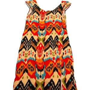 Knee length tribal dress